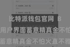 比特派钱包官网  Bitpie的用户界面蓄意精真金不怕火直不雅