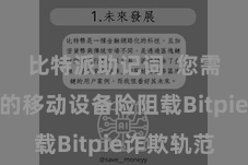 比特派助记词  您需要在您的移动设备险阻载Bitpie诈欺轨范