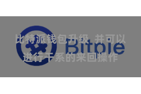 比特派钱包升级  并可以进行干系的来回操作