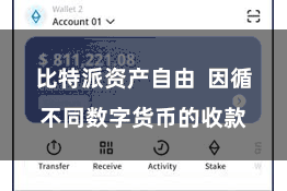 比特派资产自由 因循不同数字货币的收款