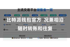比特派钱包官方  况兼相沿随时转账和往复