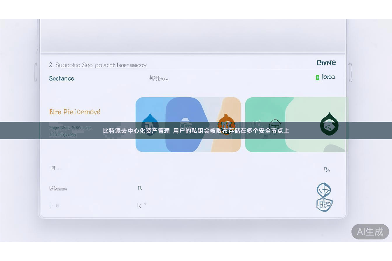 比特派去中心化资产管理  用户的私钥会被散布存储在多个安全节点上
