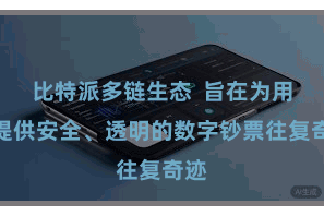 比特派多链生态  旨在为用户提供安全、透明的数字钞票往复奇迹